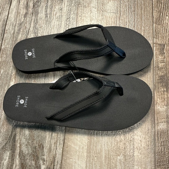 Shade & Shore Black Sandals Size 10 - Picture 6 of 7